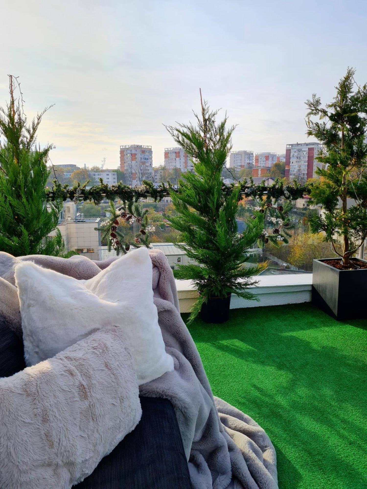 Penthouse Aeroport Iasi Apartment Exterior foto